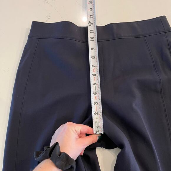 Spanx SPANXsupersmooth PerfectFit Ponte Slim Straight Pant in Navy Size Large - Picture 10 of 12